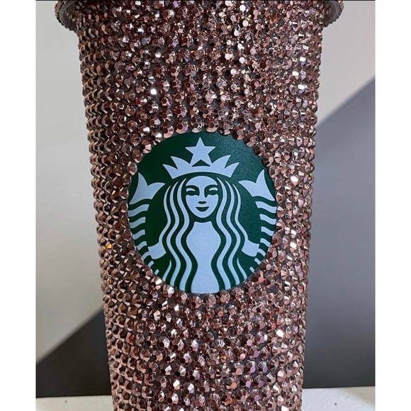 Rose Gold Studded Starbucks Tumbler - Picture 2 of 2